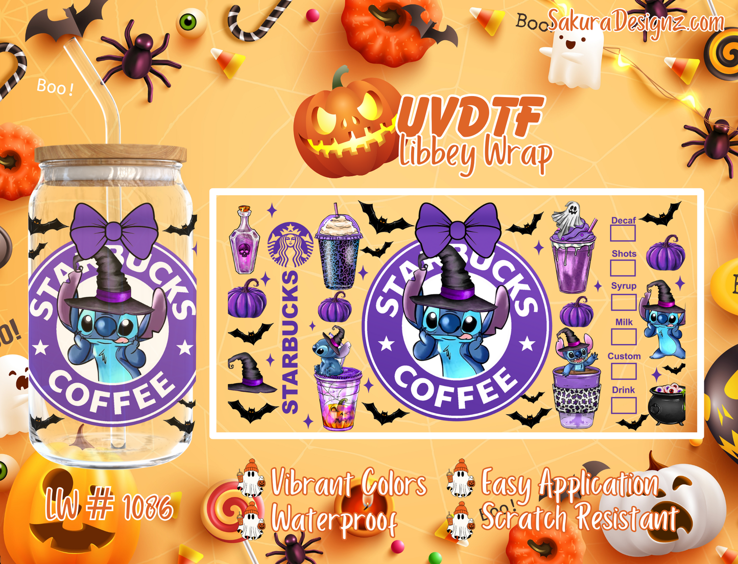 UVDTF Libbey Wrap # 1086