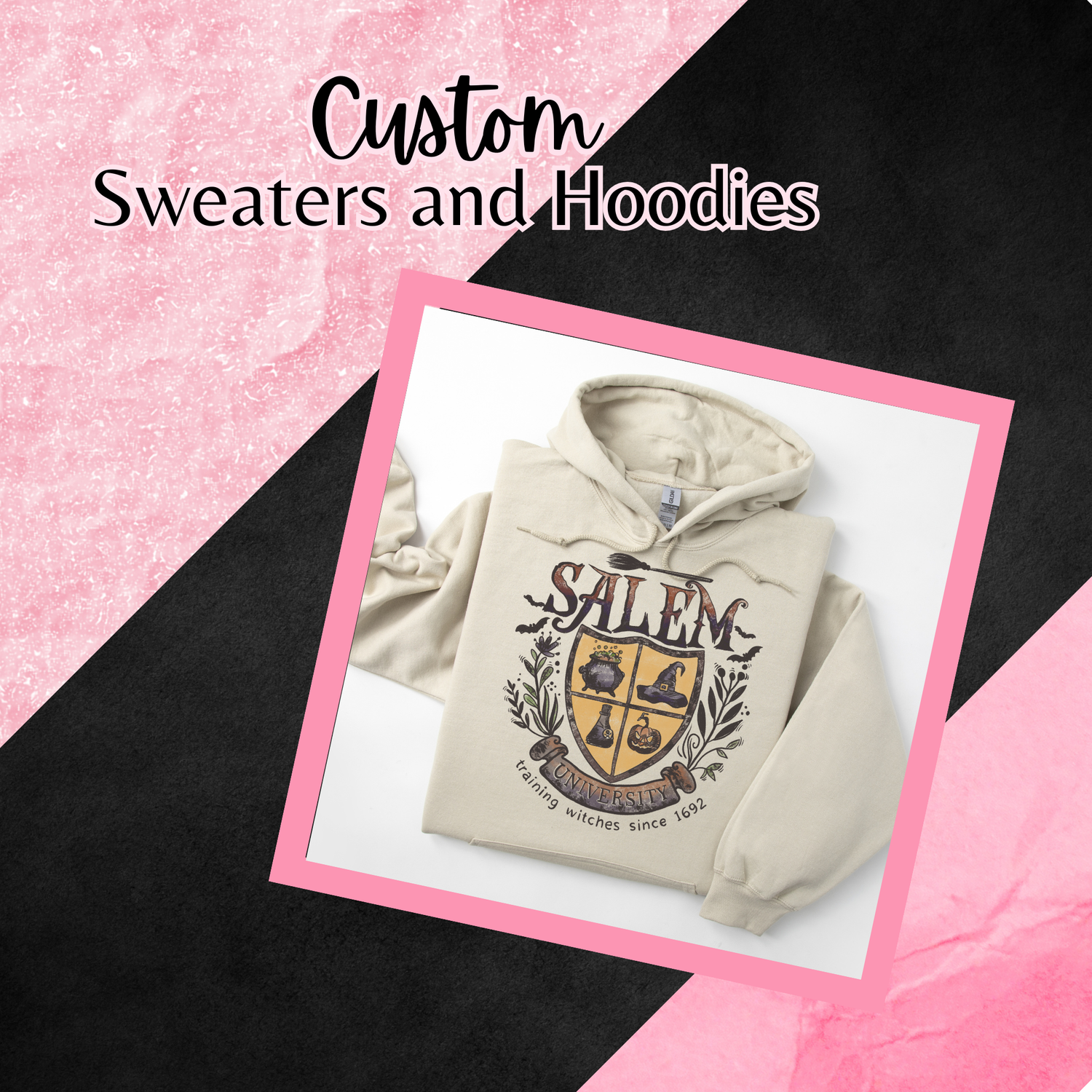 Custom Sweaters and Hoodies