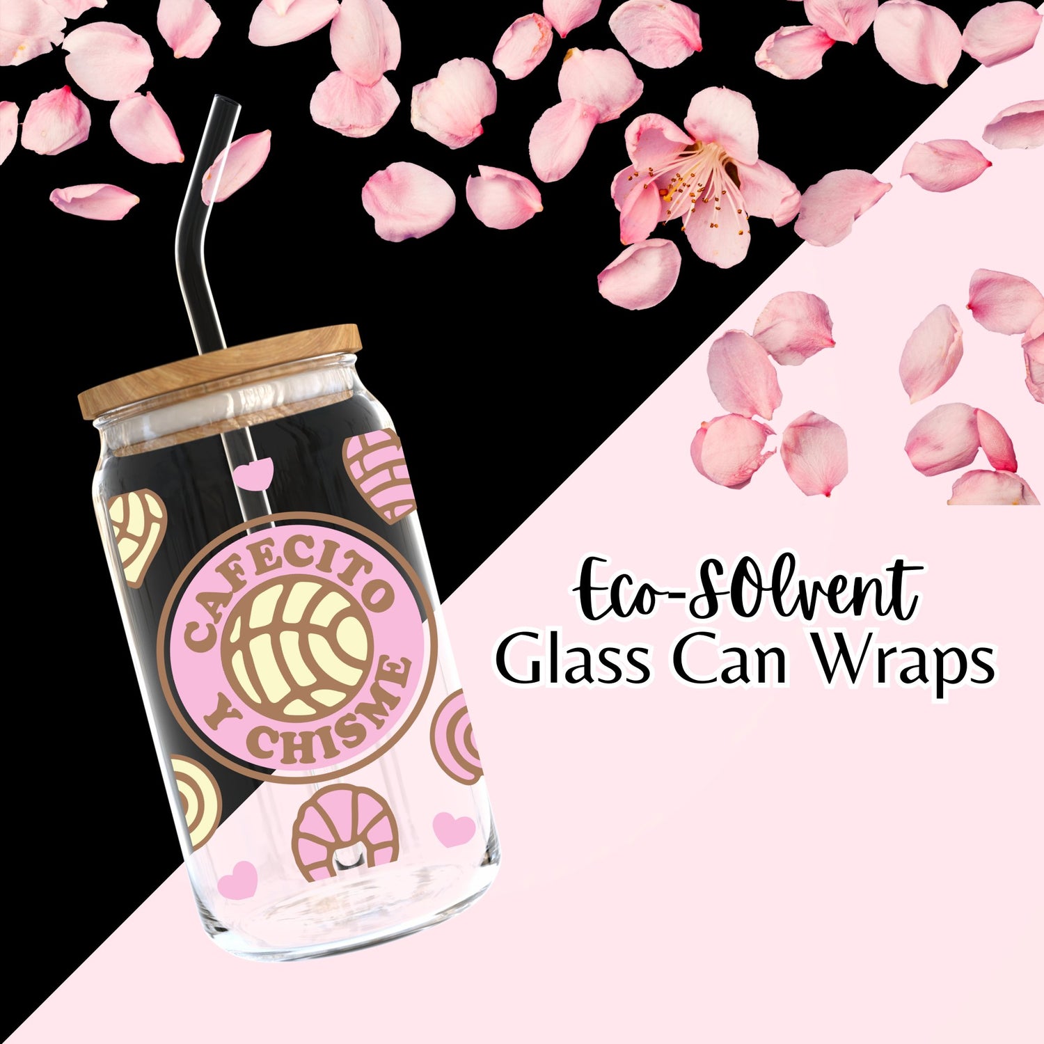 Eco-Solvent Glass Can Wraps